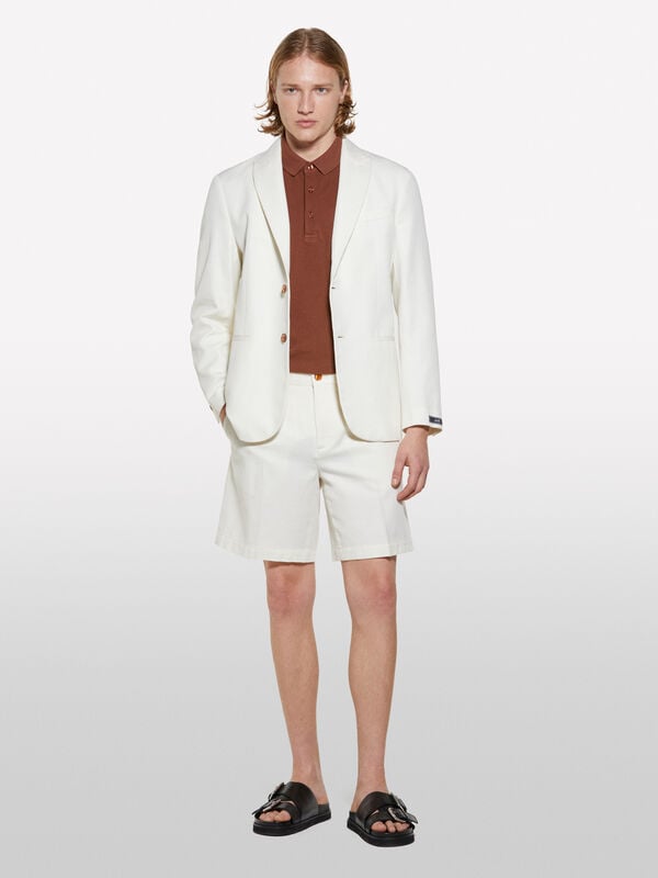 Blazer monopetto bianco panna  Blazer monopetto bianco panna  - blazer da uomo | Sisley