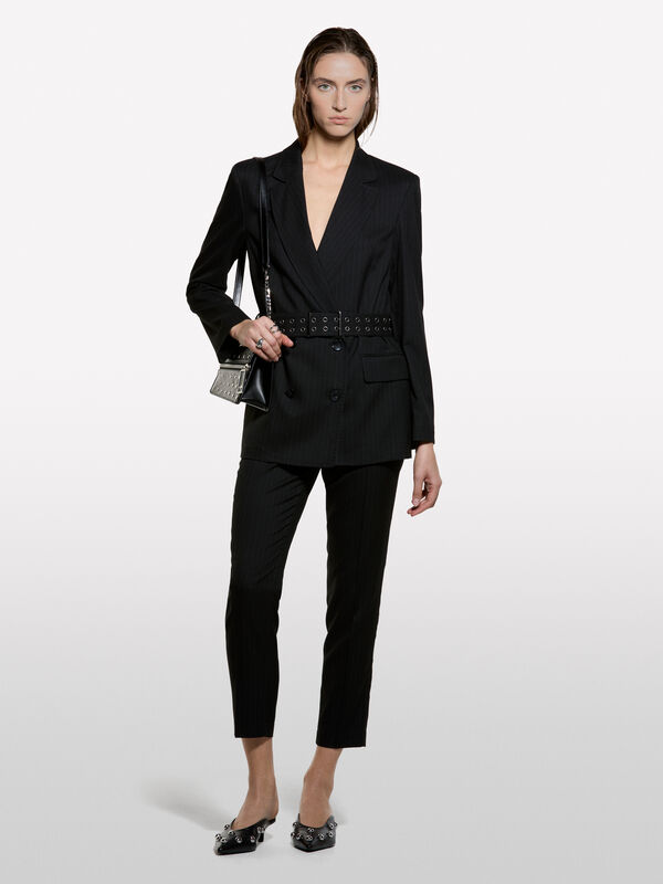 Pantaloni gessati  - pantaloni regular da donna | Sisley