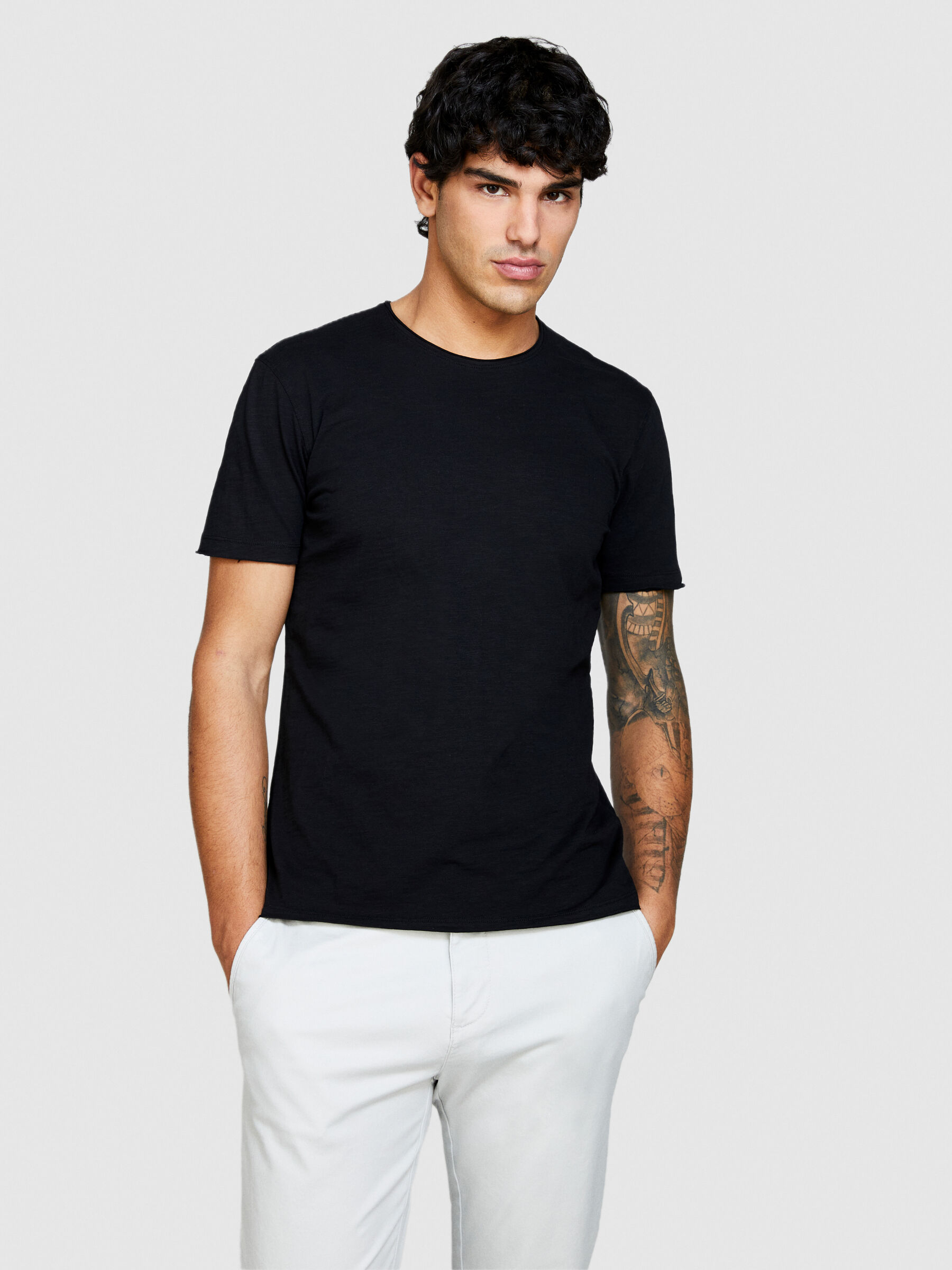 T shirt taglio vivo uomo shop