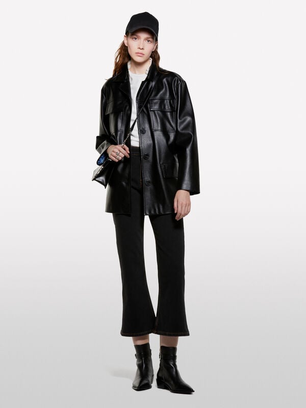 Jeans bootcut neri - mid season sale donna | Sisley