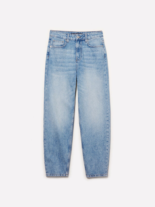 Jeans Style 68 mom fit chiaro - jeans mom fit e boyfriend da donna | Sisley