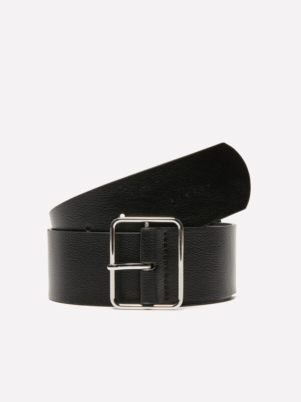 Cintura nera a vita alta - cinture da donna | Sisley