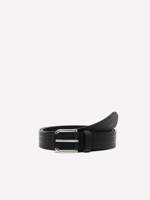 Cintura nera 100% pelle - cinture da uomo | Sisley