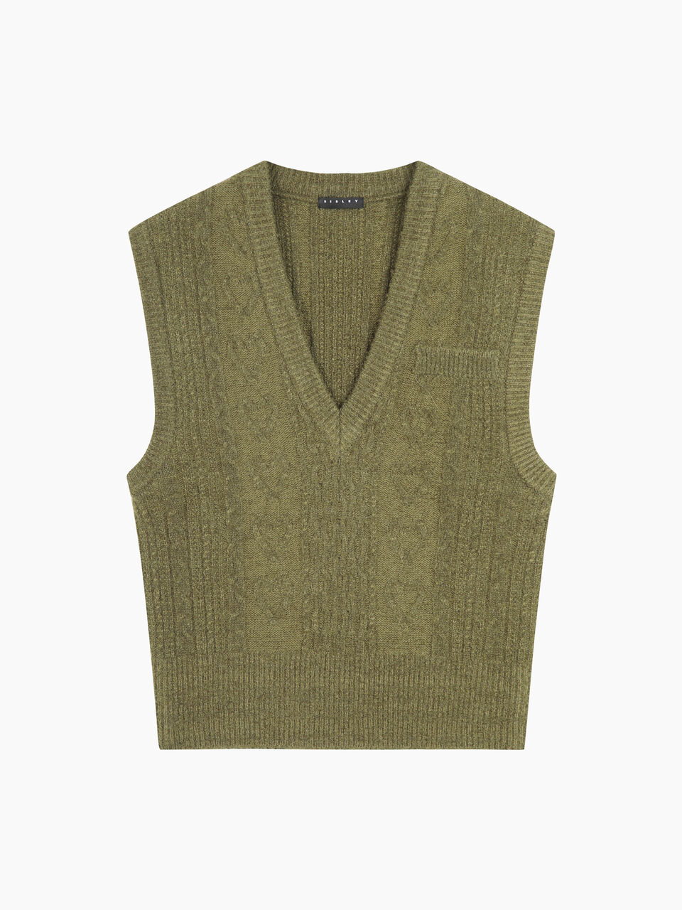 MAGLIA SCOLLO V S/M Donna image number null