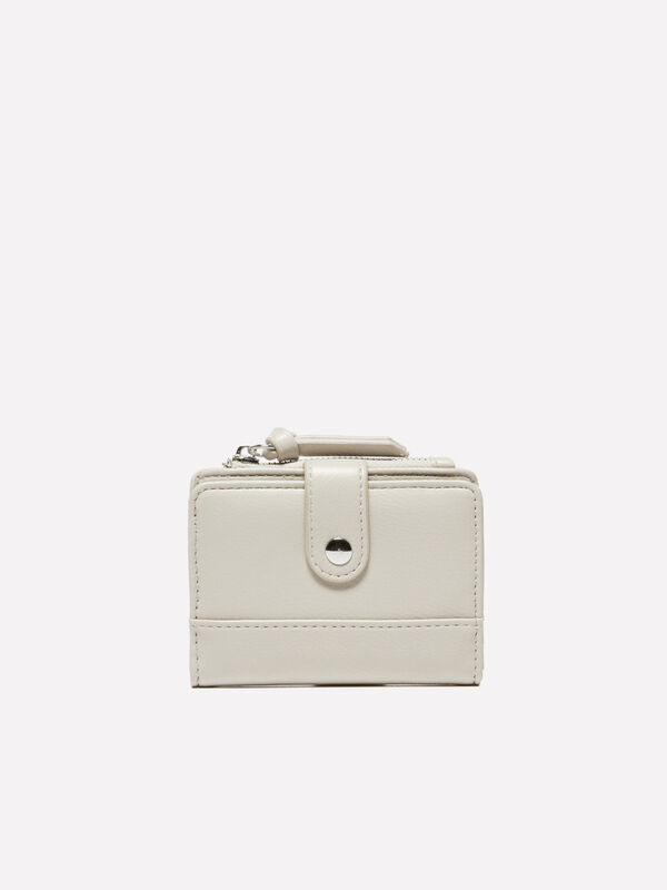 Portafoglio bianco panna piccolo - portafogli da donna | Sisley