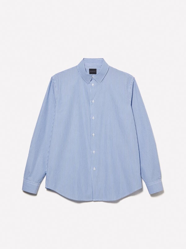 Camicia tinto filo blu Camicia tinto filo blu - camicie regular da uomo | Sisley