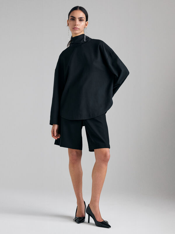 Blusa con sciarpina - bluse da donna | Sisley