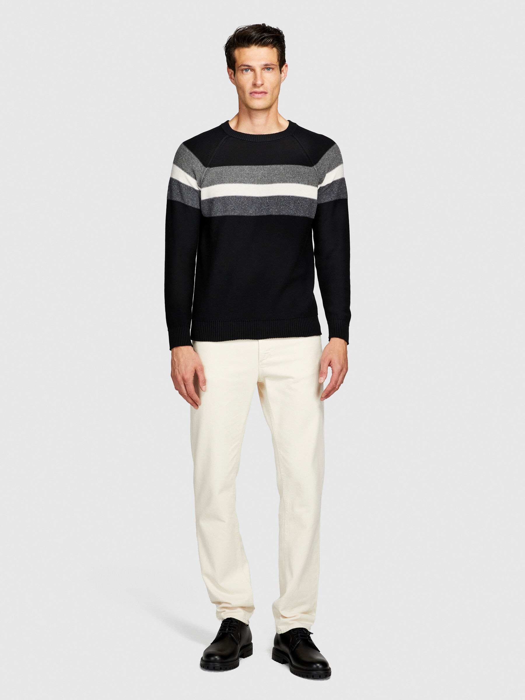 Maglia a righe uomo sale