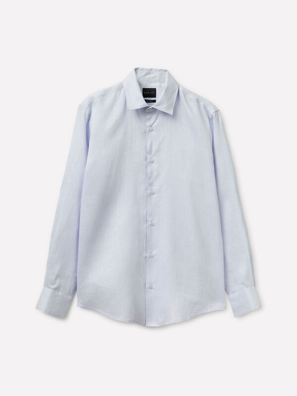 Camicia in puro lino - camicie regular da uomo | Sisley