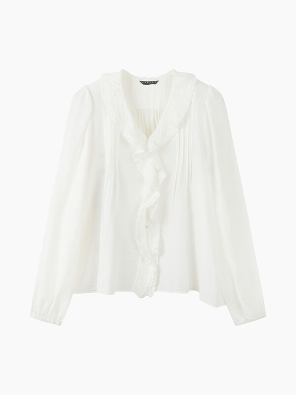 Blusa con rouches - sisley k bluse | Sisley K