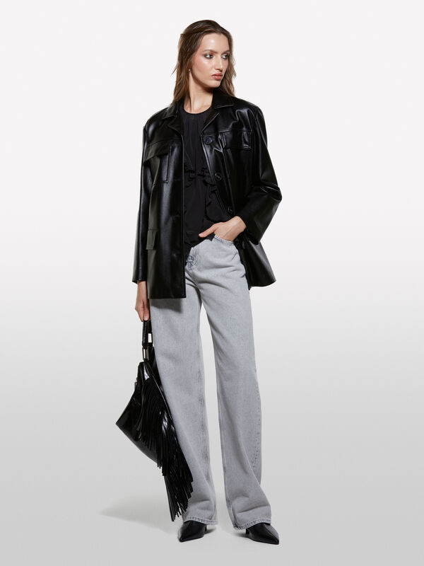 Giacca-Camicia con tasconi - giacche e giubbotti da donna | Sisley