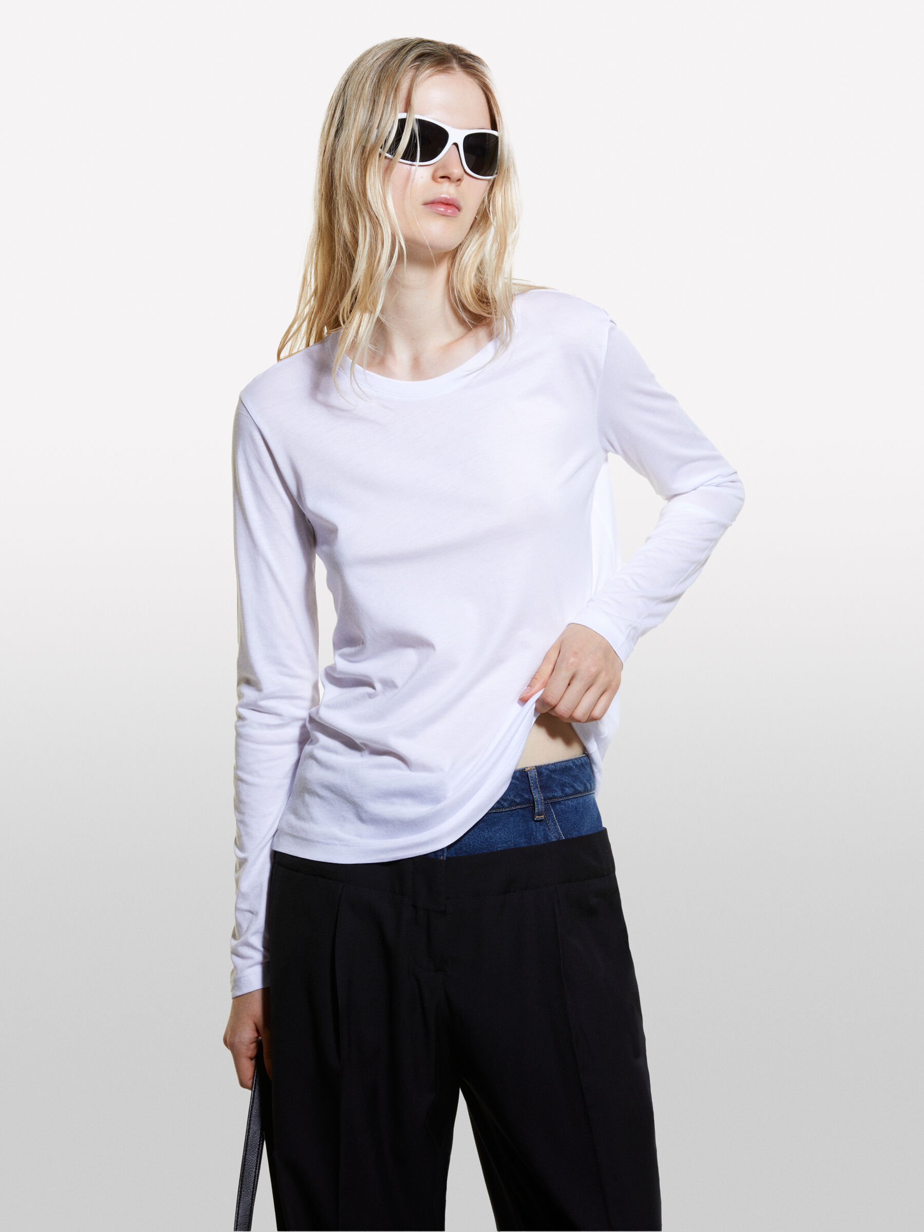 T shirt manica lunga sisley top