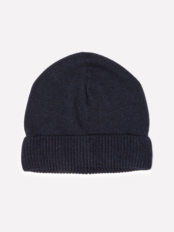 Cappello blu scuro in misto cashmere - cappelli da donna | Sisley