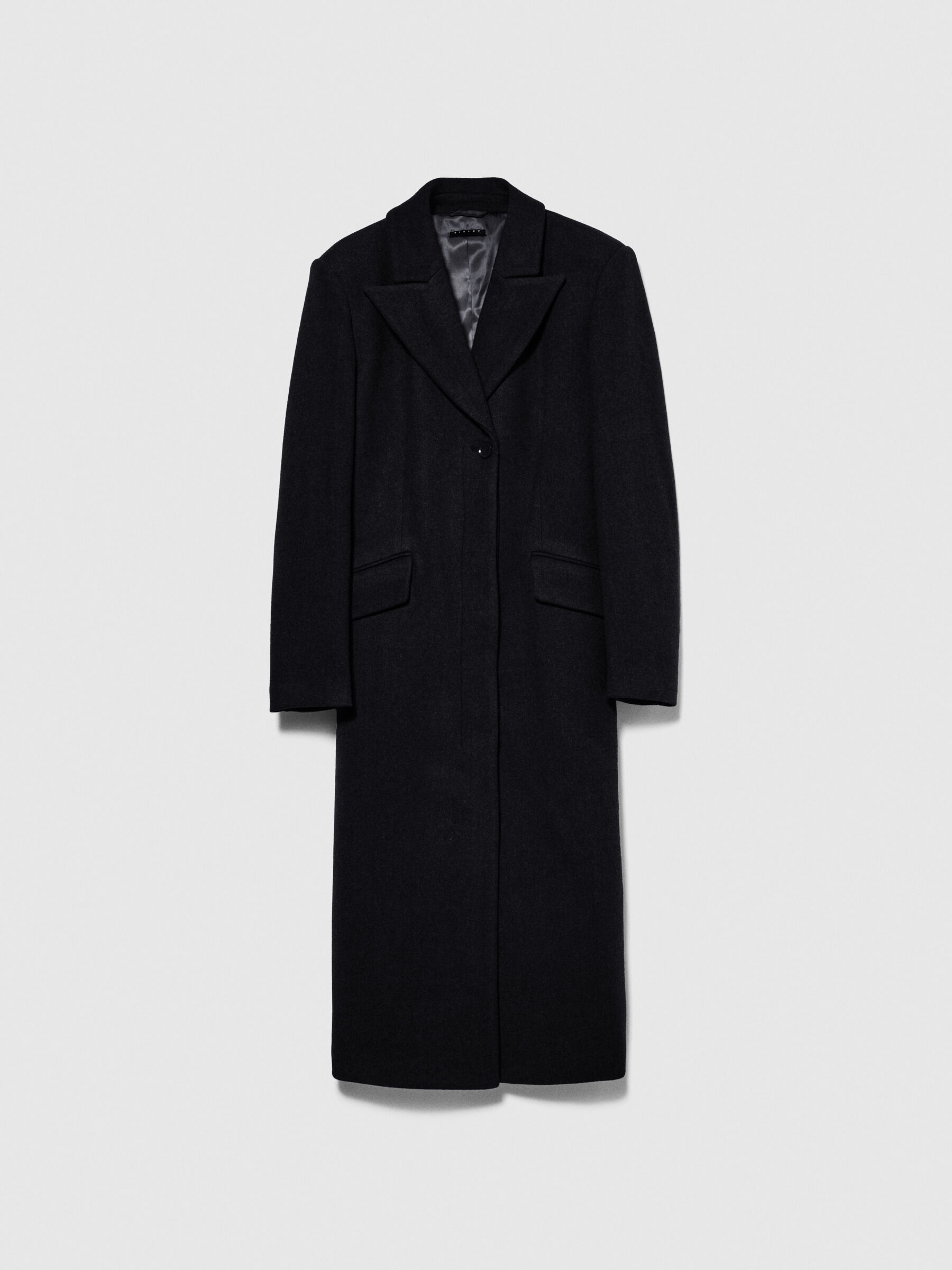 Cappotto lungo Nero Donna Sisley