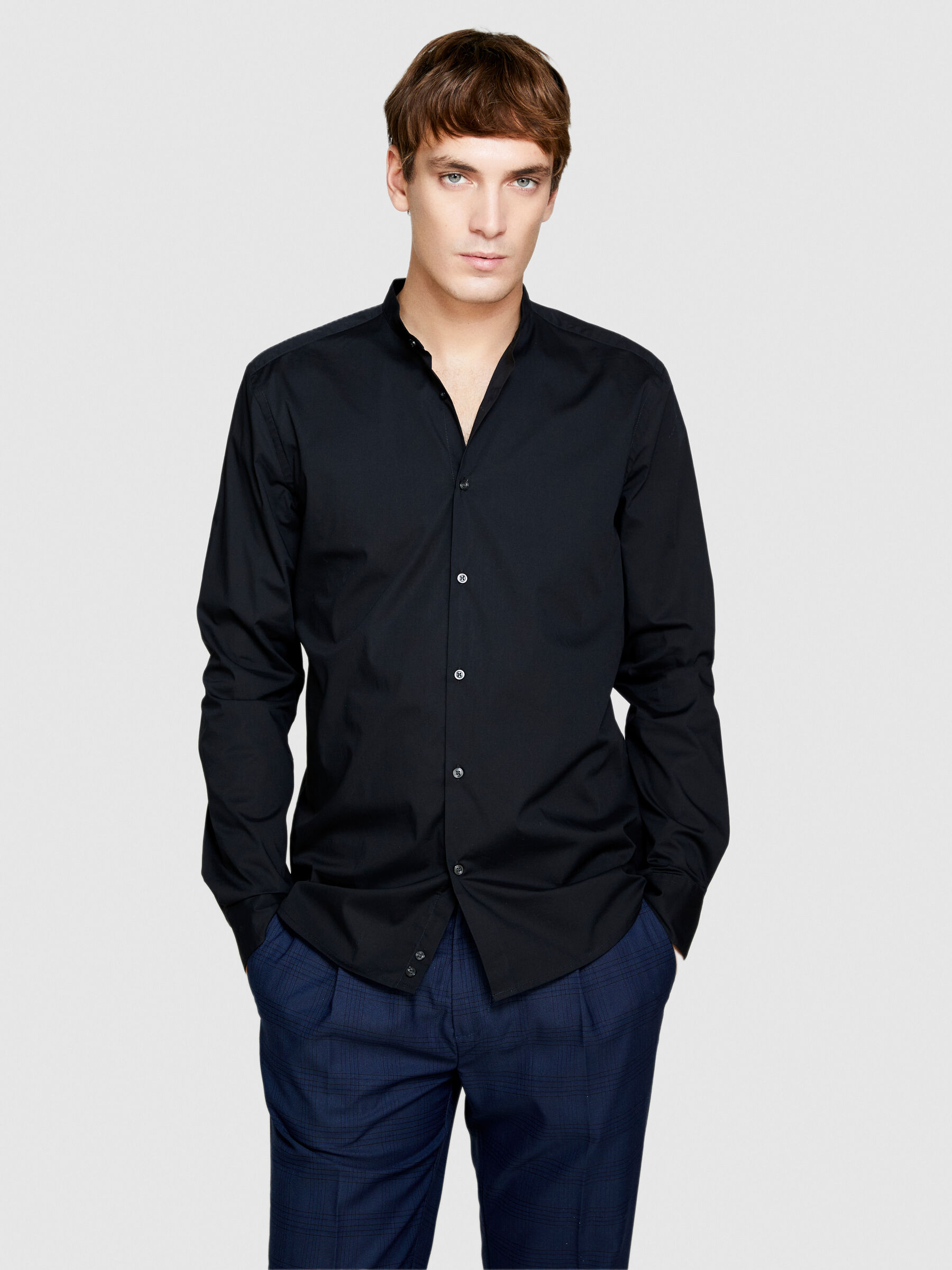 Camicie Slim Fit Uomo Sisley