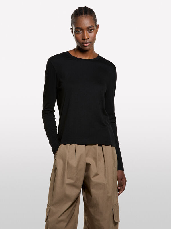 T-shirt a maniche lunghe - t-shirt a manica lunga da donna | Sisley