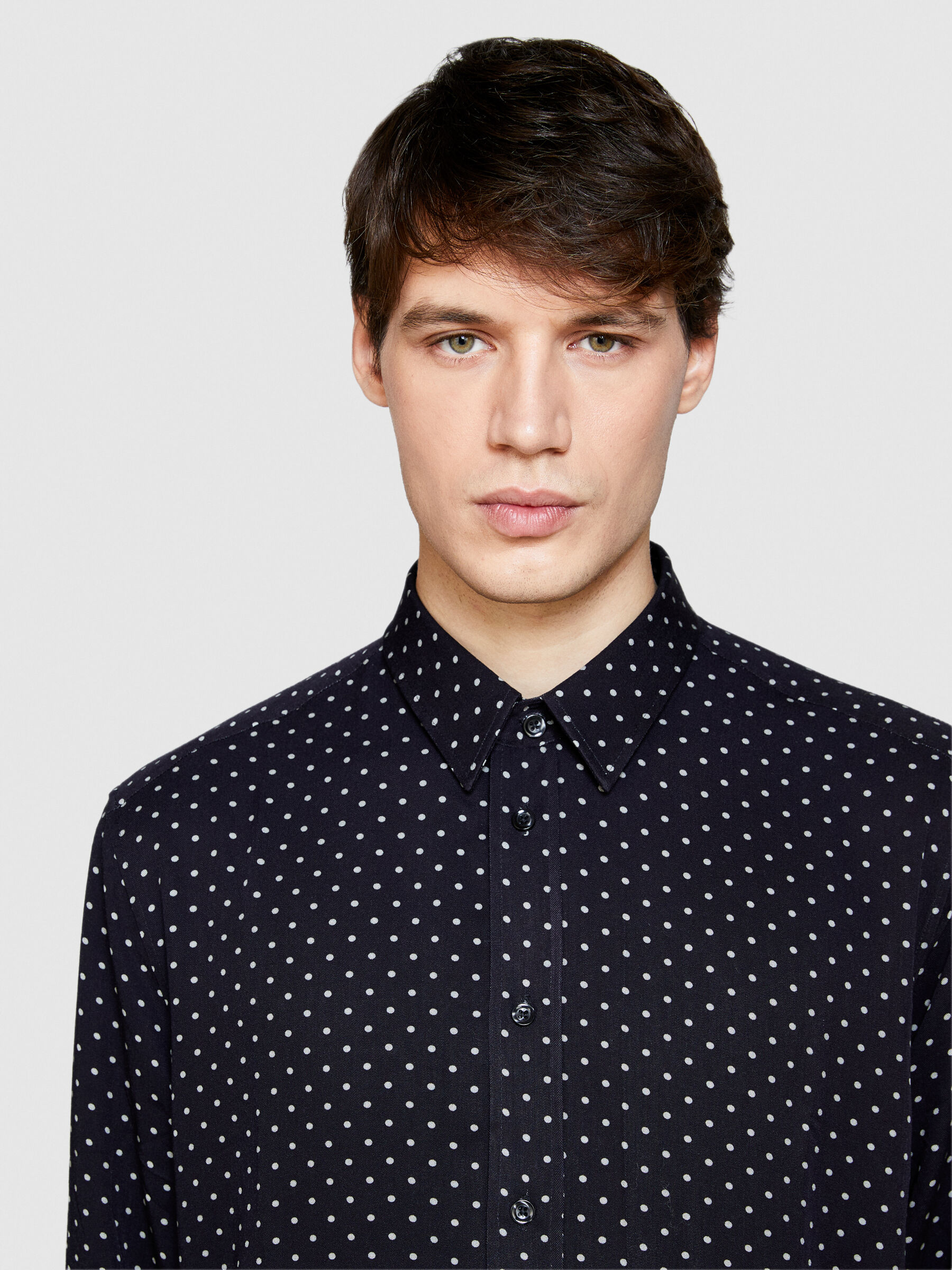 Camicia uomo clearance a pois