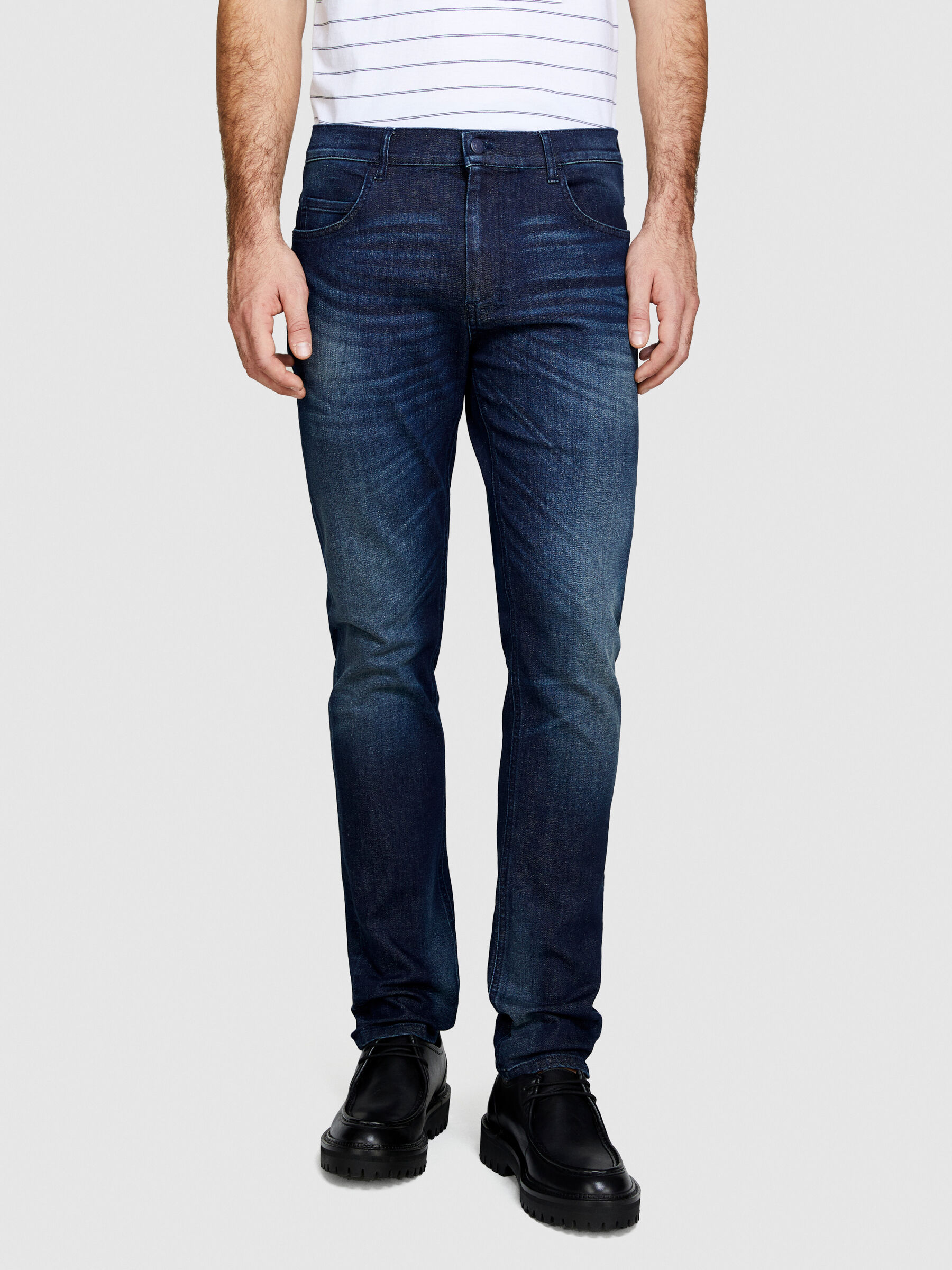 Sisley outlet jeans uomo