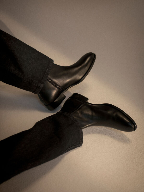 Polacchino in pelle - scarpe da uomo | Sisley