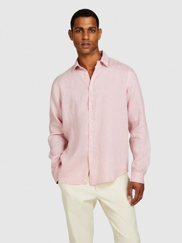 Camicia 100% lino - camicie regular da uomo | Sisley