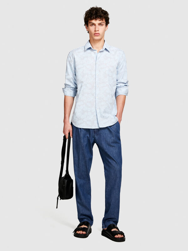 Pantaloni in chambray - jeans regular da uomo | Sisley