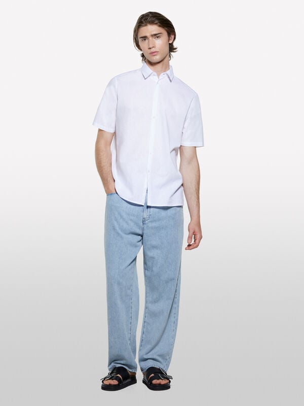 Jeans chiaro relaxed fit - jeans larghi da uomo | Sisley
