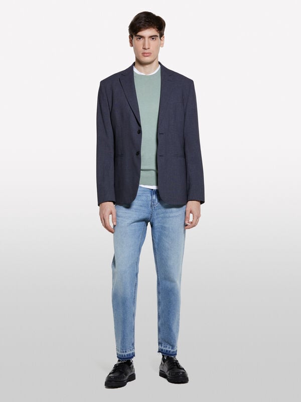 Maglia verde chiaro regular fit Maglia verde chiaro regular fit - maglie girocollo da uomo | Sisley