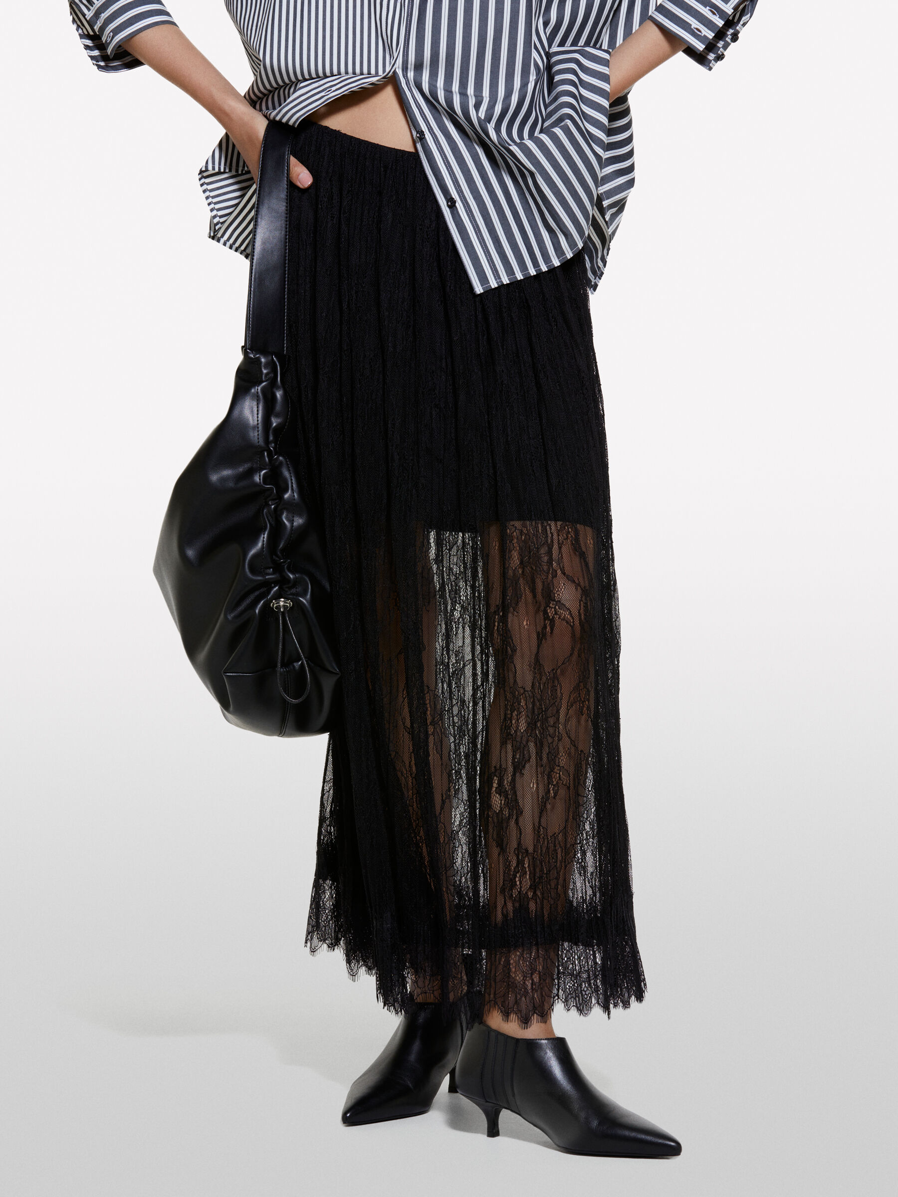 Gonna nera lunga new arrivals