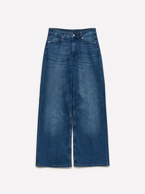 Jeans Style 72 wide fit - jeans palazzo da donna | Sisley