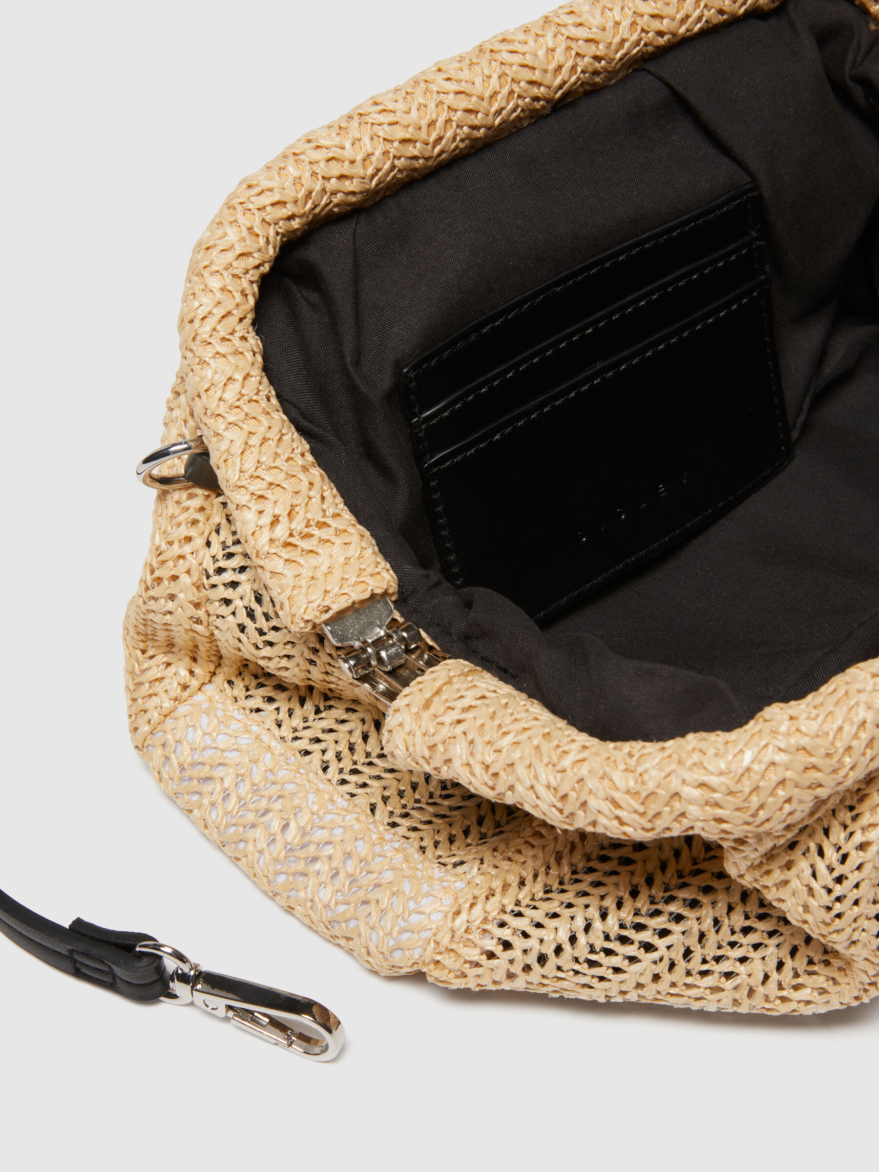 Pochette in paglia Cammello Sisley