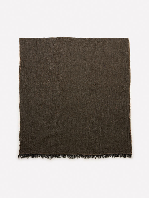 Sciarpa tinto filo marrone - sciarpe e foulard da donna | Sisley