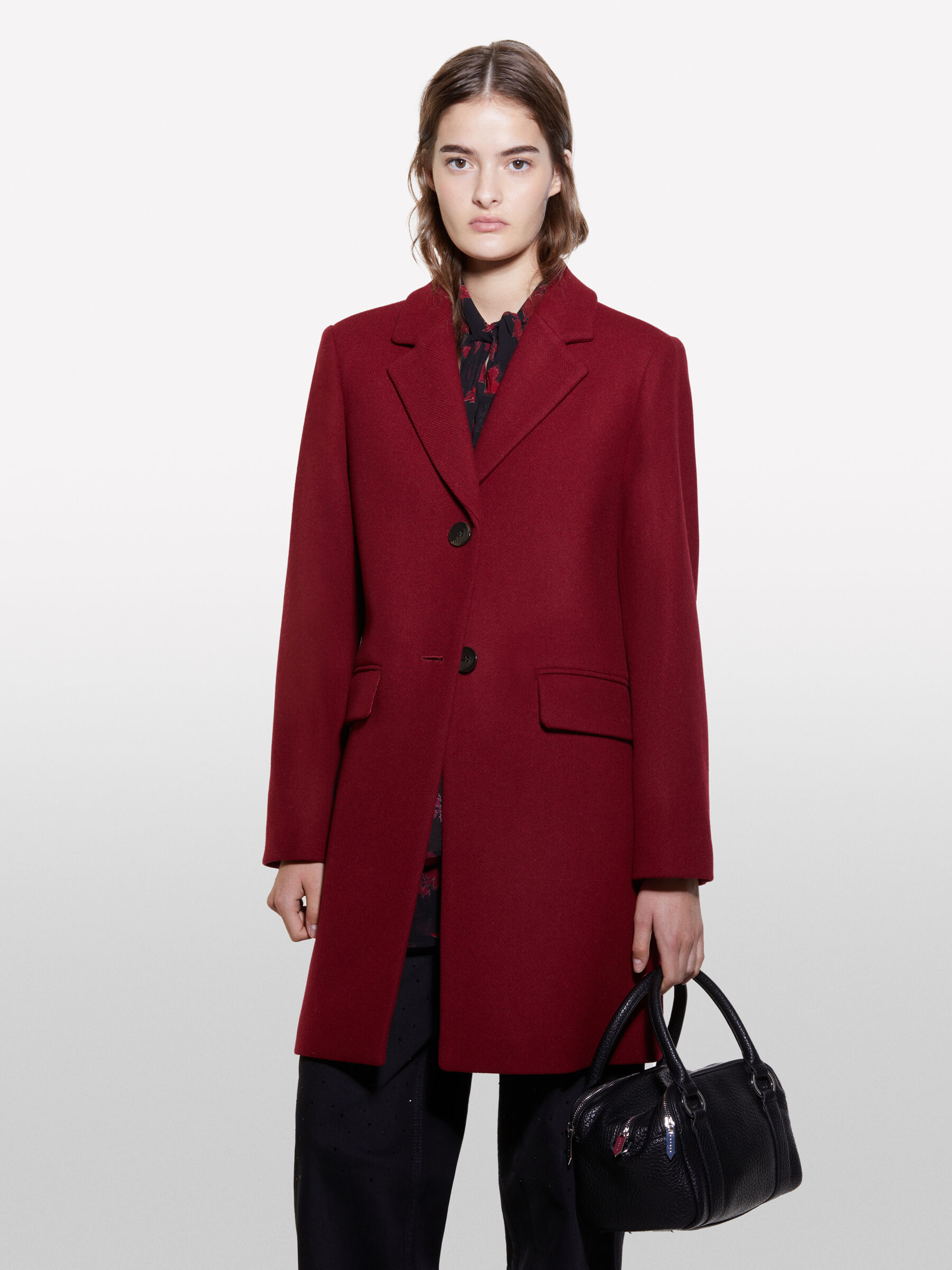 Sisley cappotto rosso top