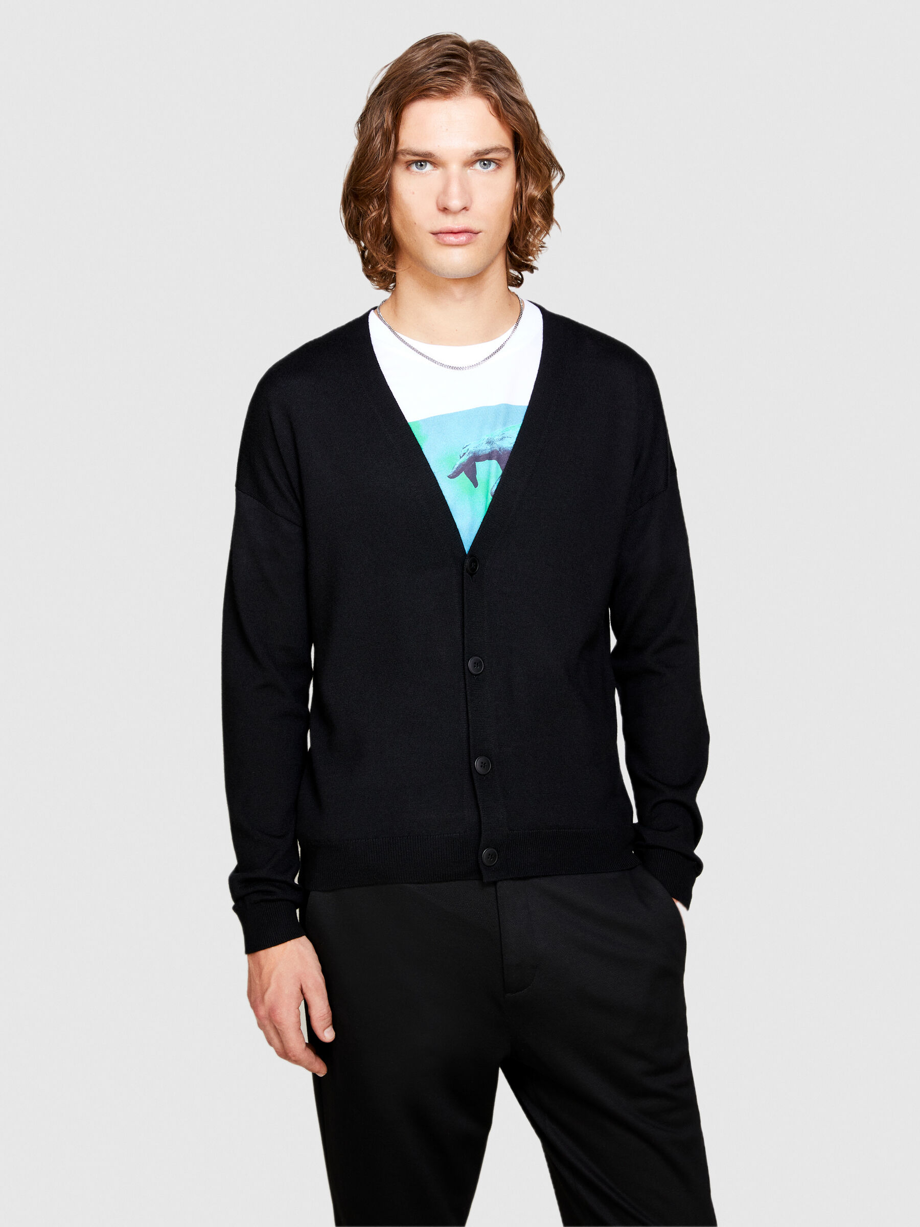Cardigan hot sale uomo sisley