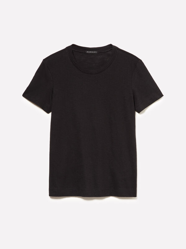 T-shirt girocollo - t-shirt a manica corta da donna | Sisley