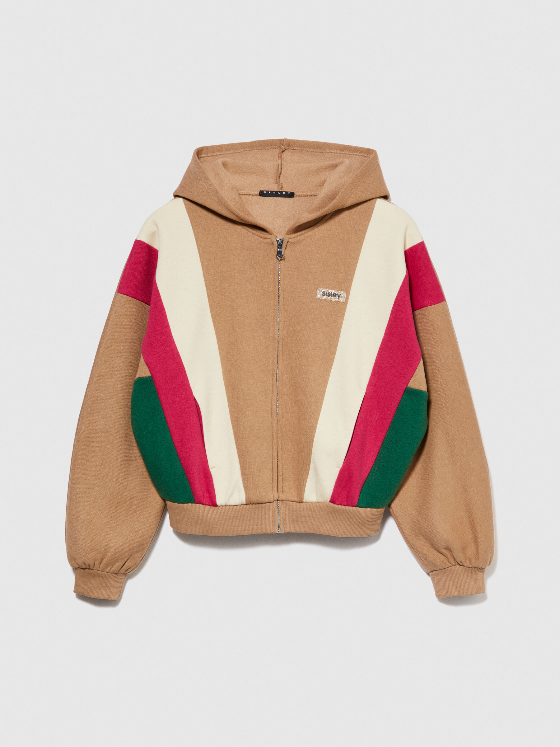 Felpa color cammello shop