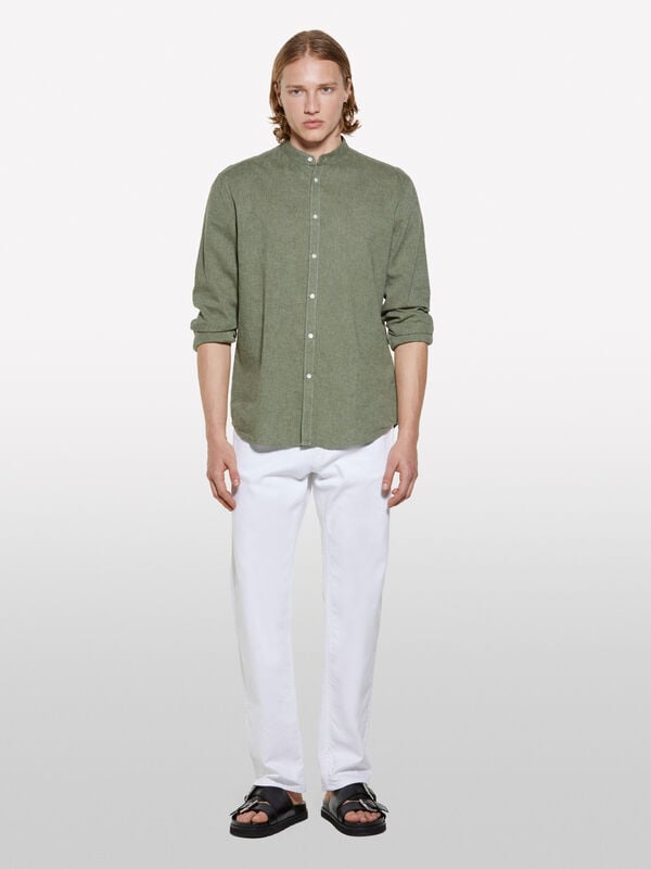 Jeans color Style 75 regular fit bianco - jeans regular da uomo | Sisley