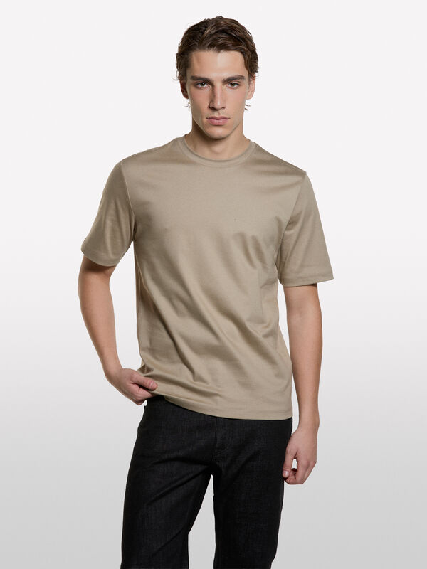 T-shirt con logo  - t-shirt a manica corta da uomo | Sisley