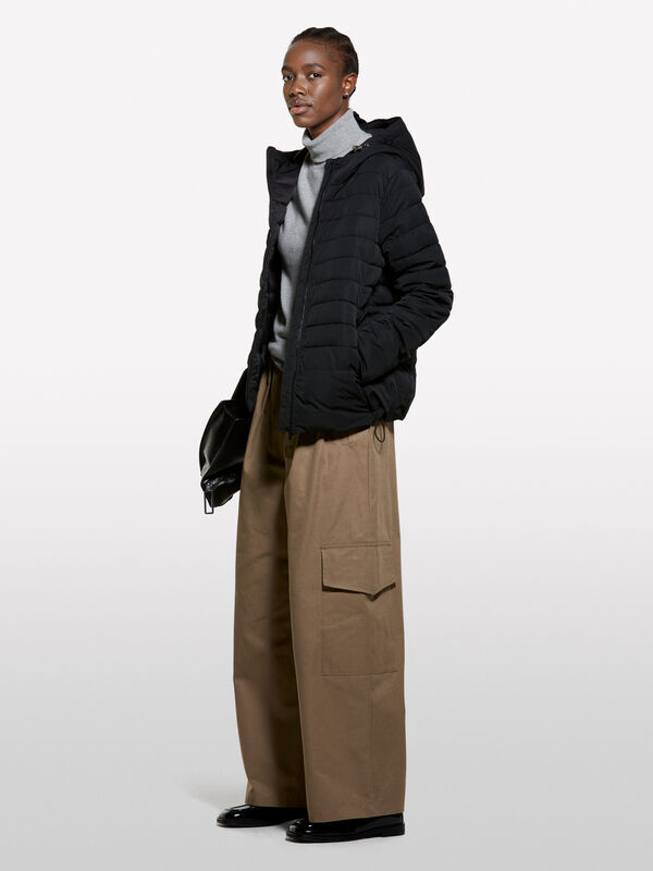 Giubbotto nero imbottito - giacche e giubbotti da donna | Sisley