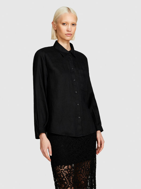 Camica 100% lino - camicie da donna | Sisley