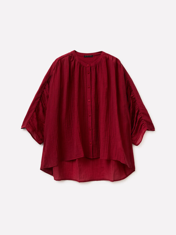 Camicia drappeggiata - camicie da donna | Sisley