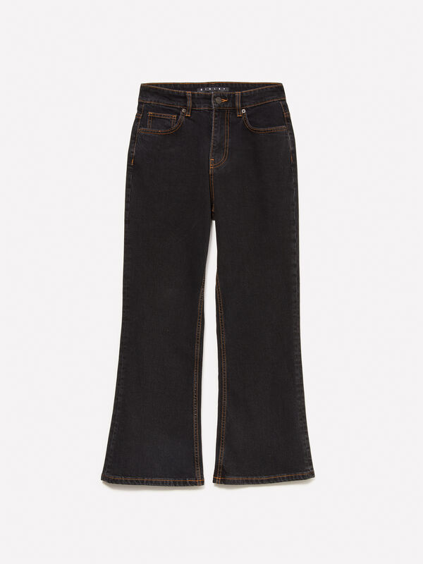 Jeans bootcut neri - mid season sale donna | Sisley