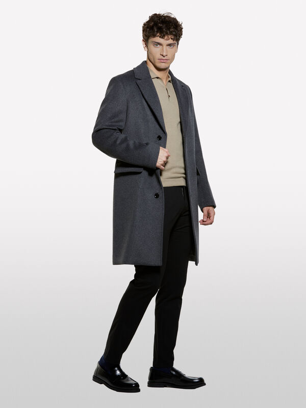 Polo in maglia cammello - maglie scollo a v da uomo | Sisley