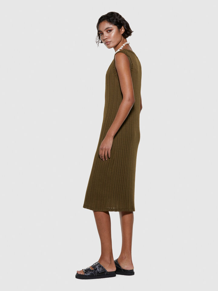 vestito donna vestito verde militare