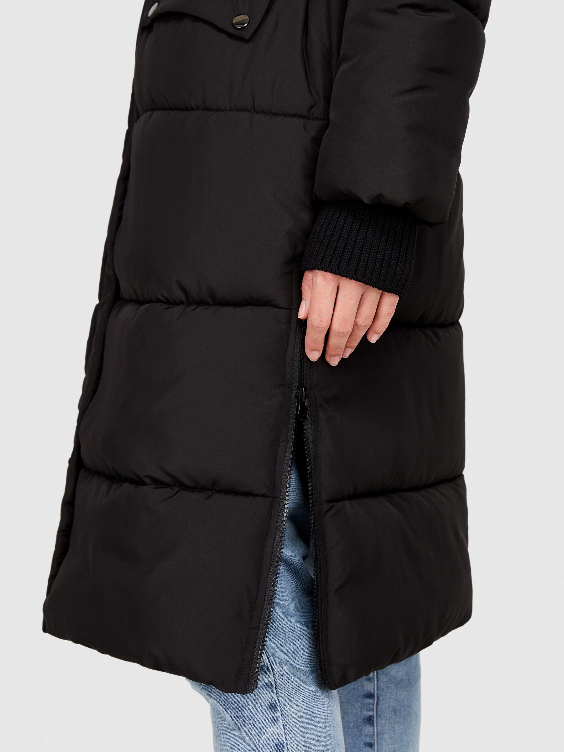 Giubbotto jeans cheap imbottito donna