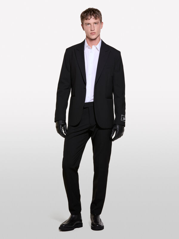 Blazer monopetto nero - blazer da uomo | Sisley