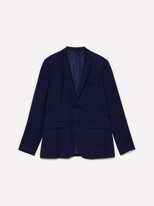 Blazer sartoriale blu scuro Blazer sartoriale blu scuro - blazer da uomo | Sisley