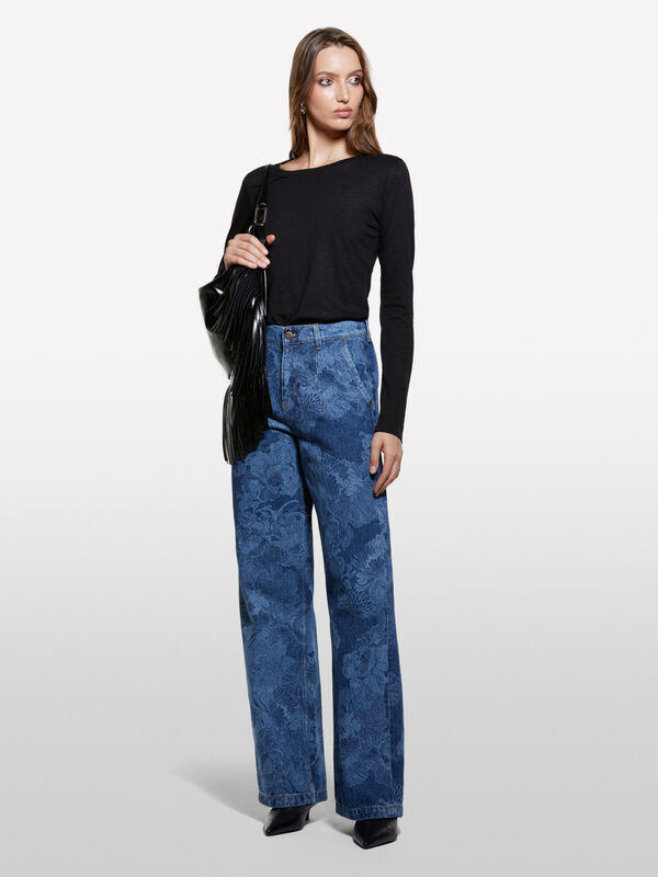 Jeans Style 68 mom fit scuro - jeans mom fit e boyfriend da donna | Sisley