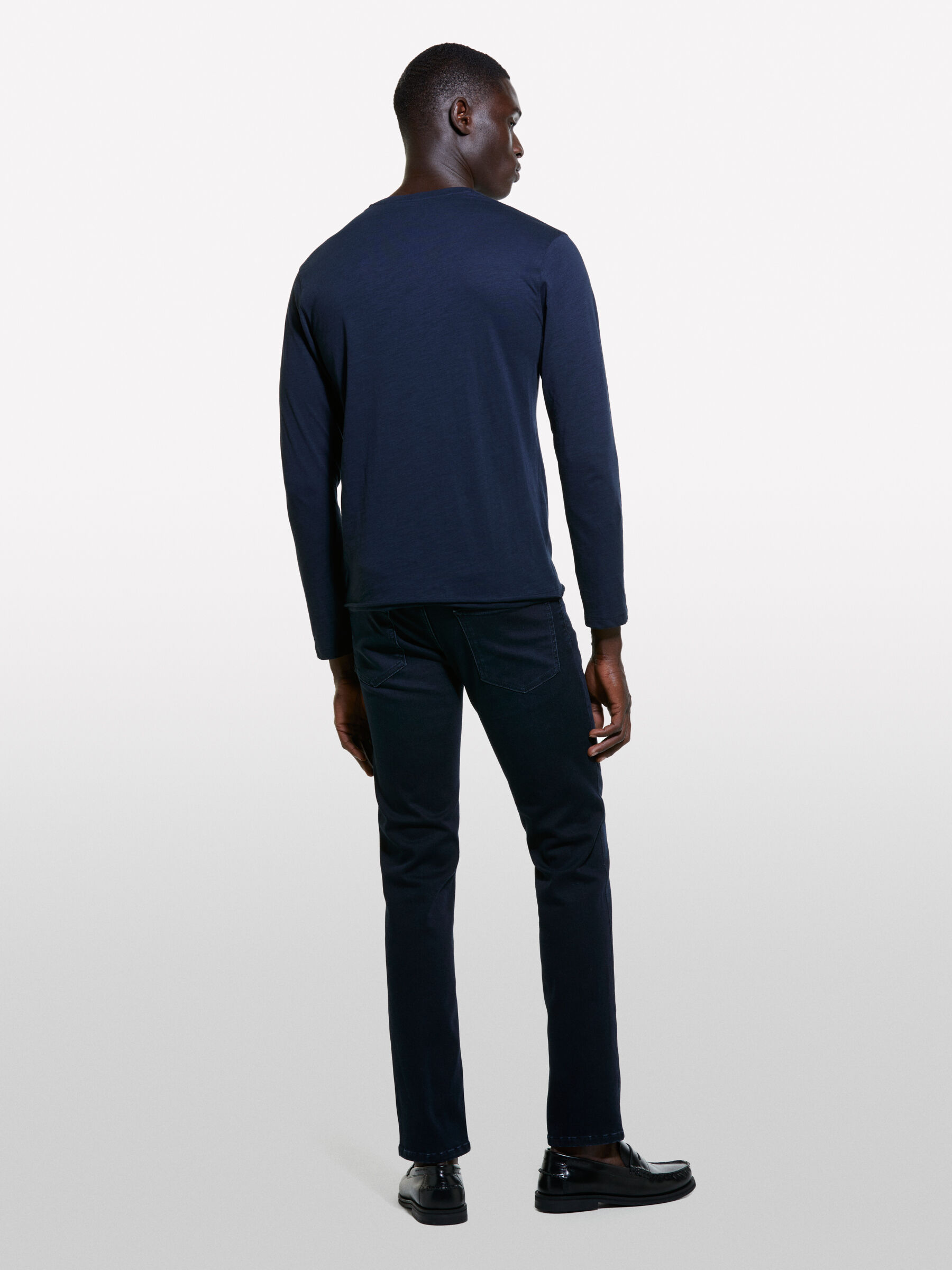 Jeans Stockholm slim fit lavaggio blu scuro Blu Scuro Sisley