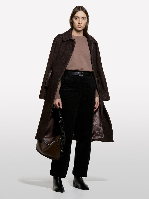 Maglia in misto lana con scollo a barchetta - maglie scollo a barchetta da donna | Sisley