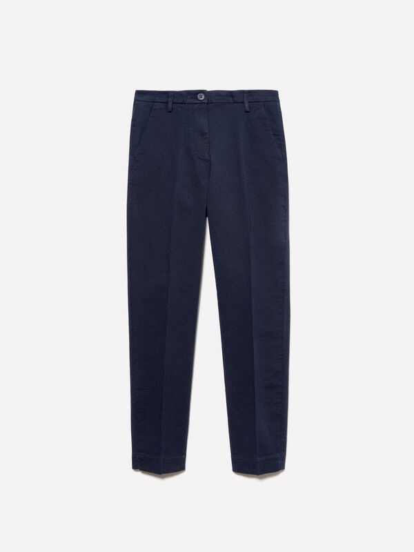 Chino blu scuro Chino blu scuro - pantaloni chino da donna | Sisley